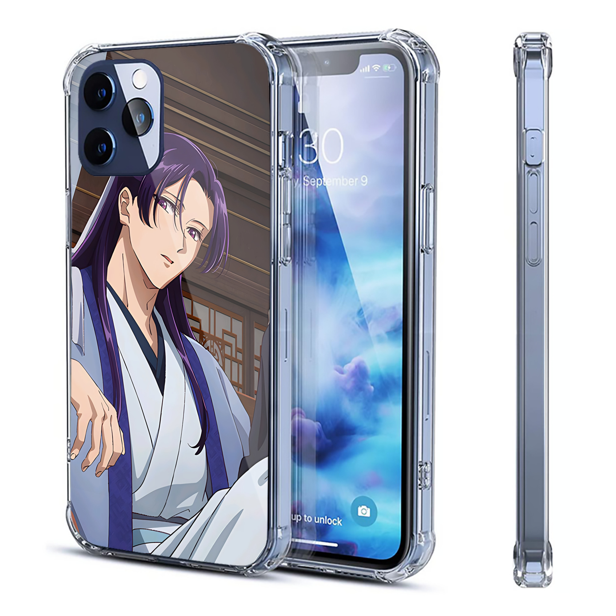 （画像用） 薬屋のひとりごと The Apothecary Diaries 【iPhone 12シリーズ対応】透明スマホケース（クリアソフトケース）